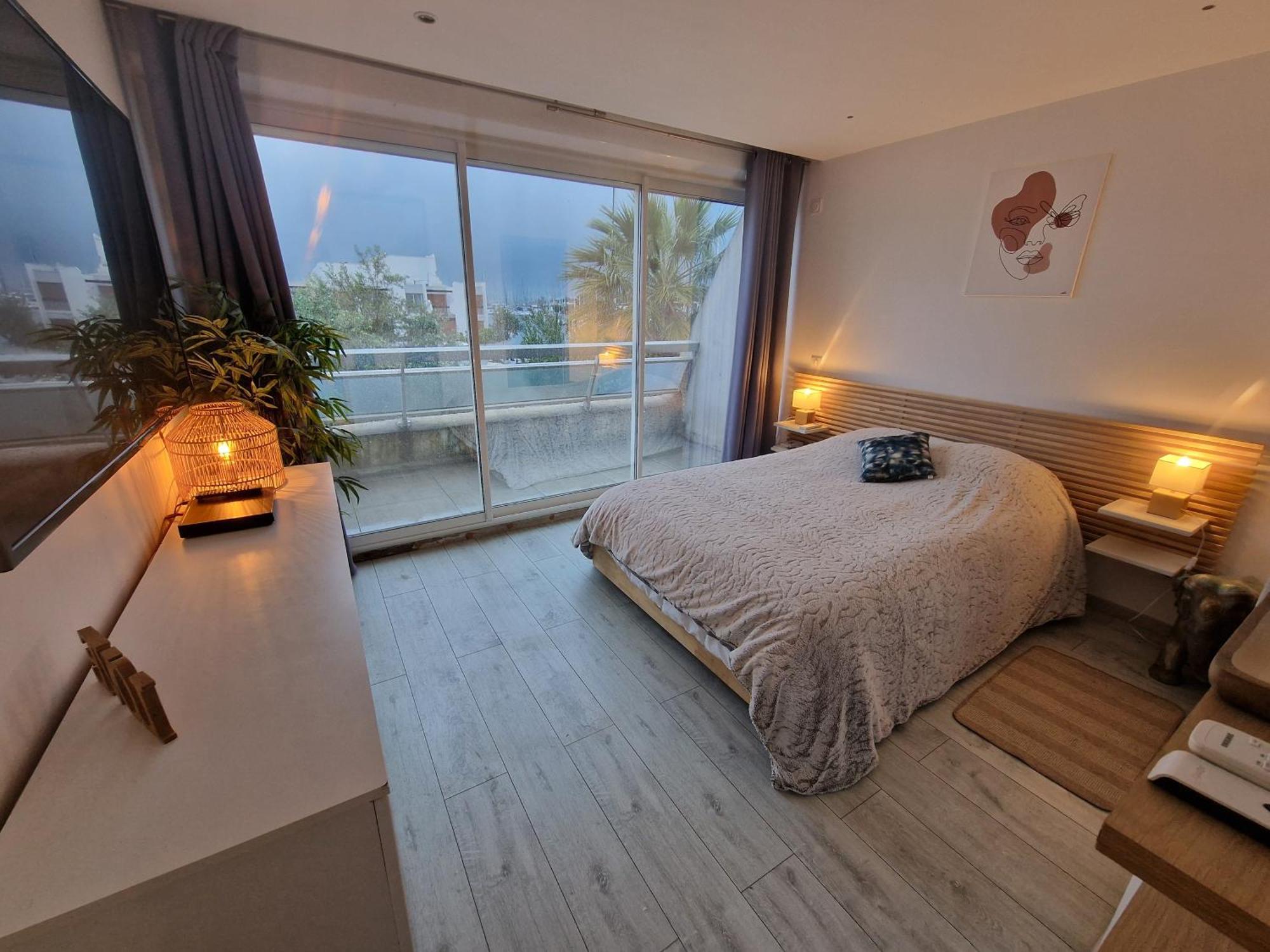 Marina Exceptionnelle - 8 Pers - 120 M2 Vue Mer - Suites Parentales - Cinema - Ponton 르그로뒤후아 외부 사진
