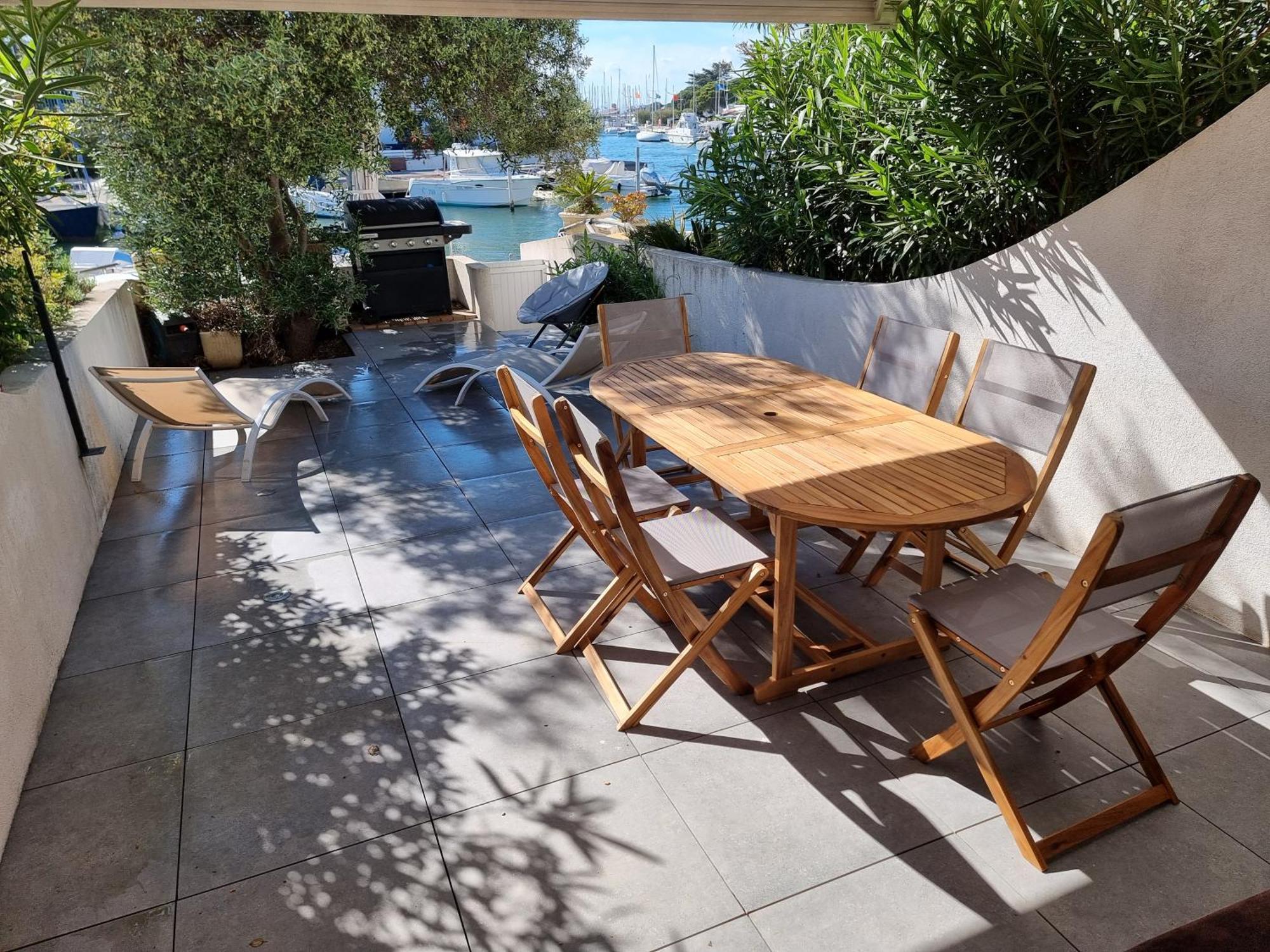 Marina Exceptionnelle - 8 Pers - 120 M2 Vue Mer - Suites Parentales - Cinema - Ponton 르그로뒤후아 외부 사진