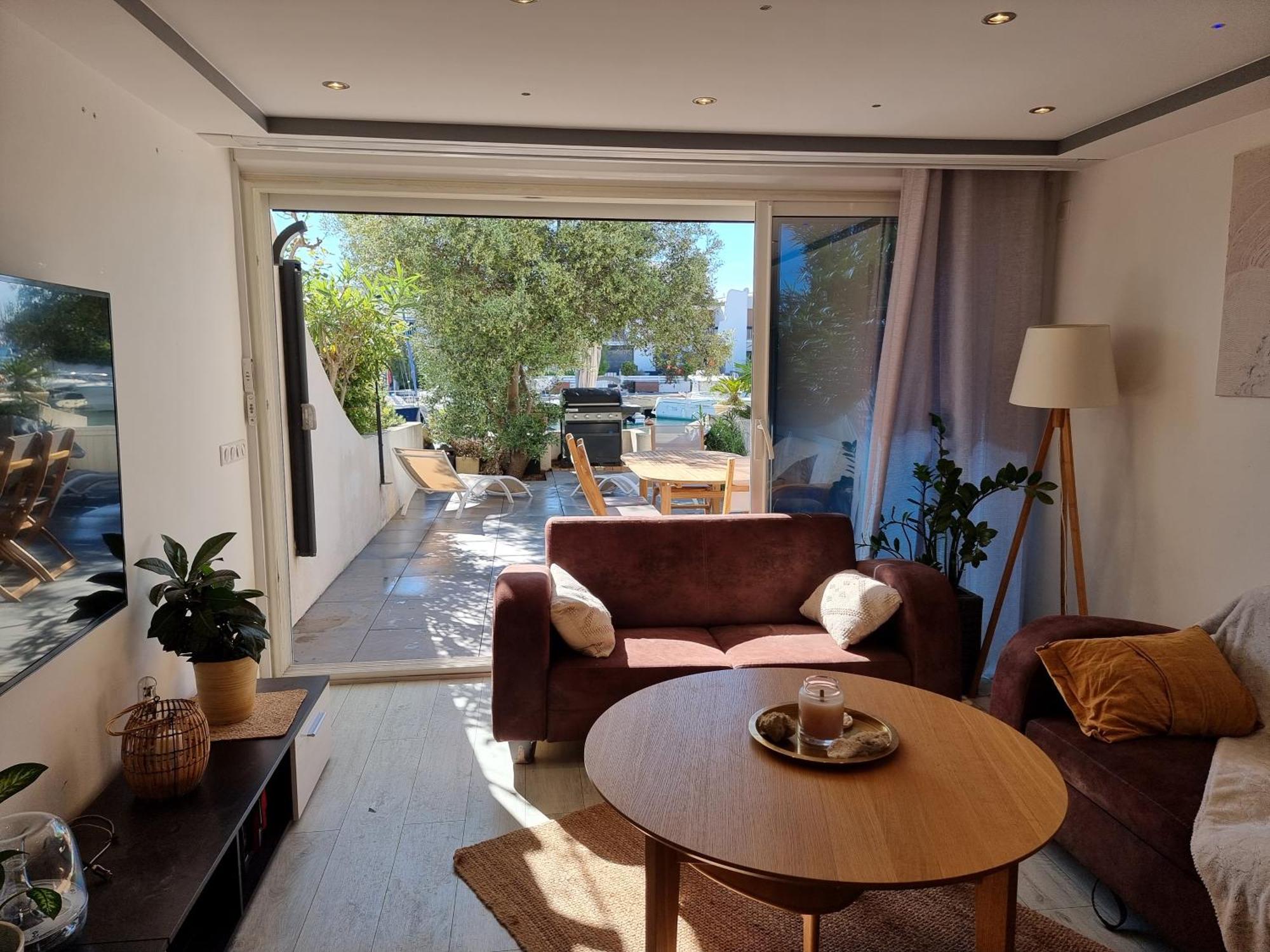 Marina Exceptionnelle - 8 Pers - 120 M2 Vue Mer - Suites Parentales - Cinema - Ponton 르그로뒤후아 외부 사진